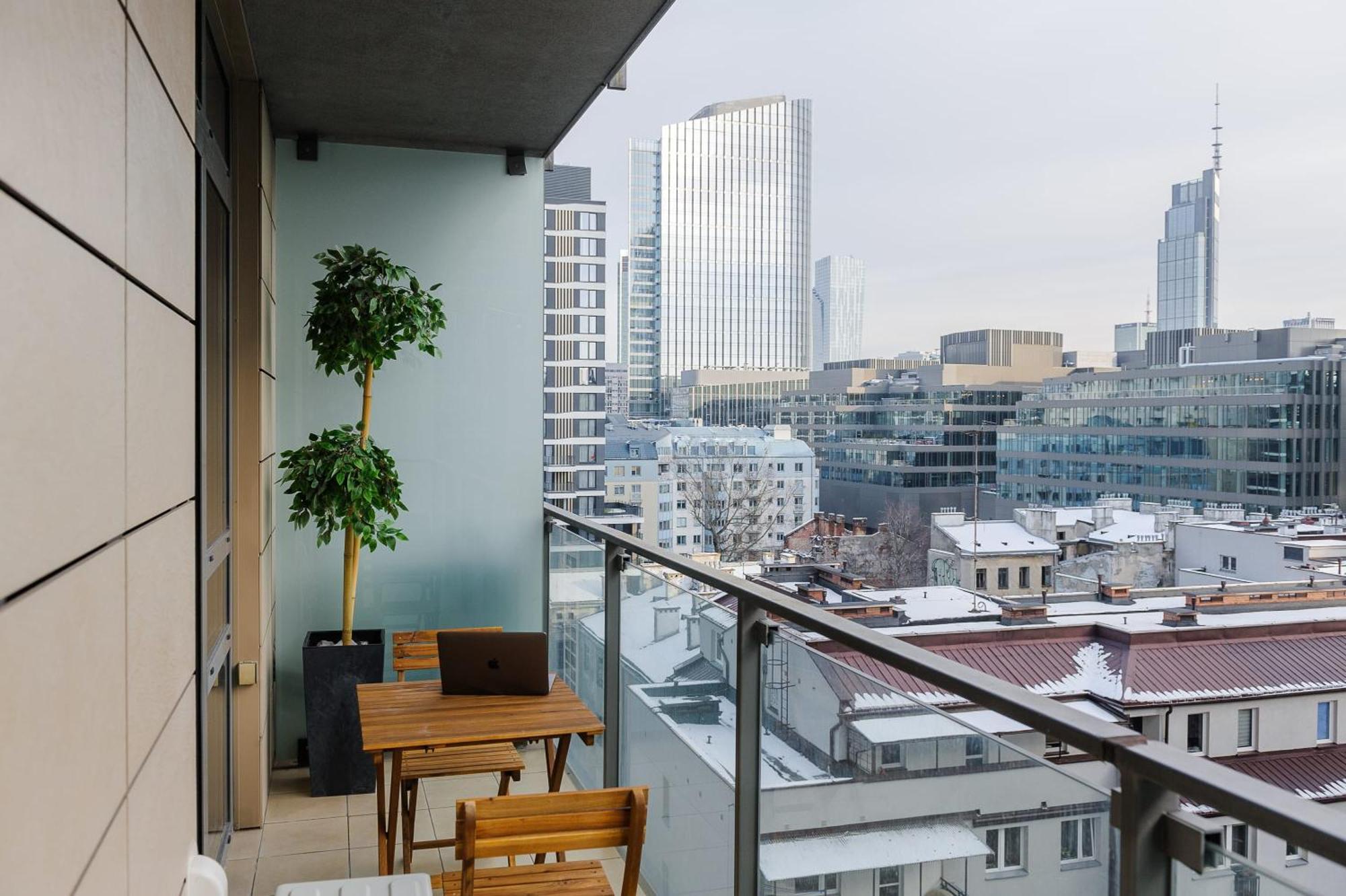 Lumina Apart With Balcony Platinum Tower Варшава Екстер'єр фото